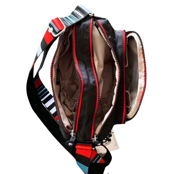 brand new Kipling vintage crossbody bag Reth medium black - Picture 5 of 8